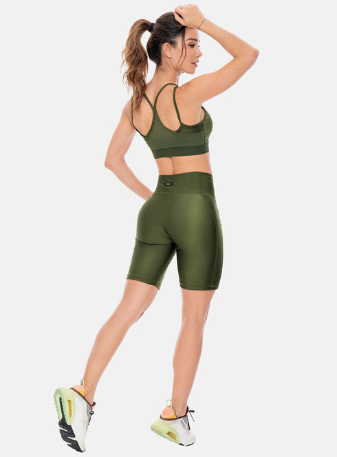 Biker Deportivo Mujer en Tela Brillante Babalú® 106273 Unitalla