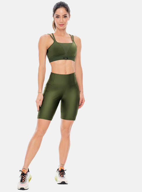 Biker Deportivo Mujer en Tela Brillante Babalú® 106273 Unitalla