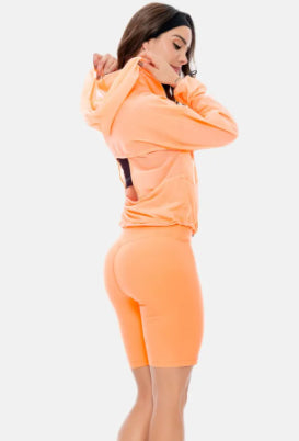 Biker Deportivo Mujer Estampado Babalú Mandarina Unitalla 106373