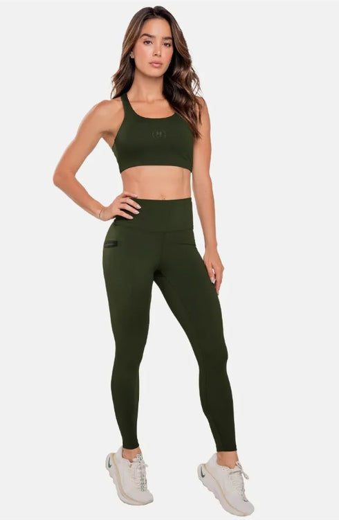 Leggings Unitalla Babalu Tiro Alto con Bolsillo