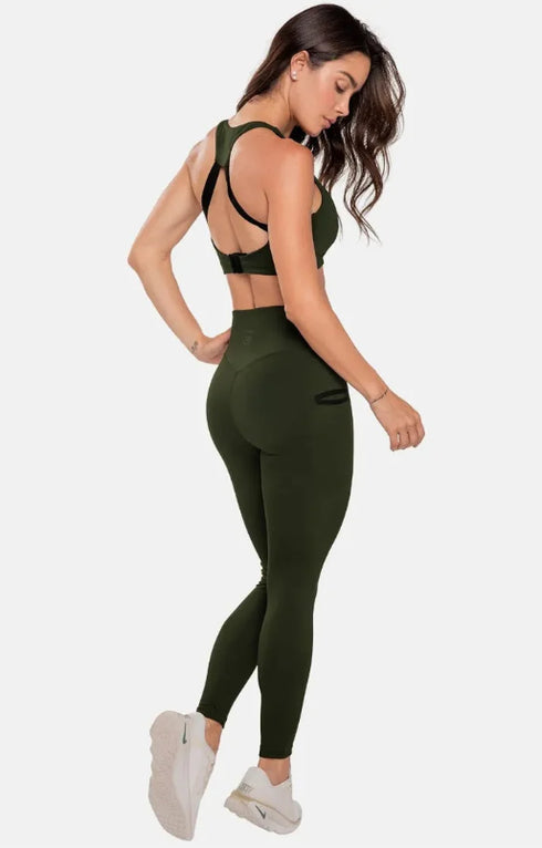 Leggings Unitalla Babalu Tiro Alto con Bolsillo