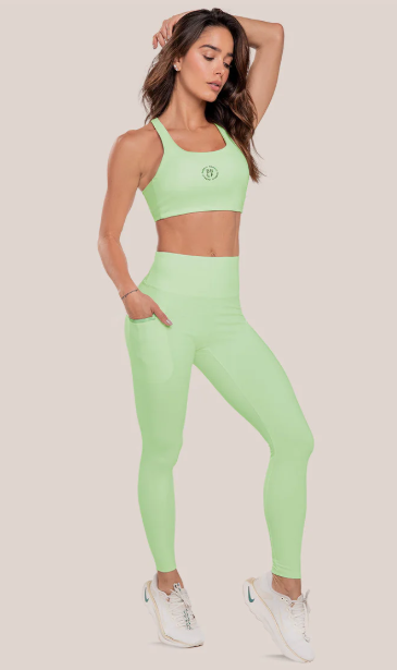 Leggings Unitalla Babalu Tiro Alto con Bolsillo