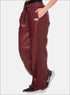 Pantalon Deportivo Mujer con Transparencias Babalú® Vino Talla M 109393