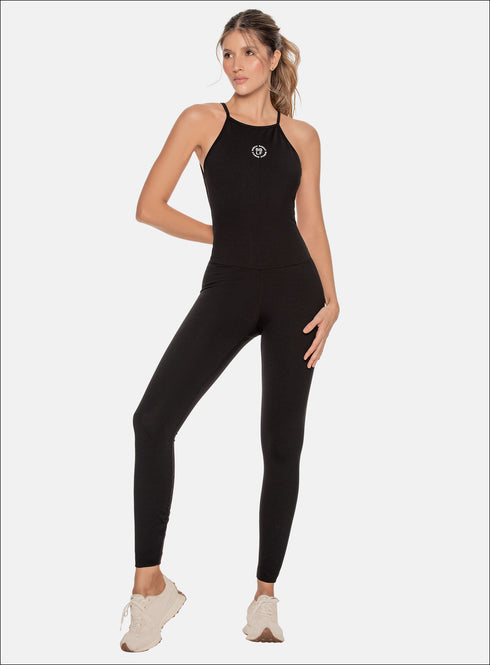 Enterizo Deportivo Escote espalda Supplex Babalú Negro Unitalla 110463