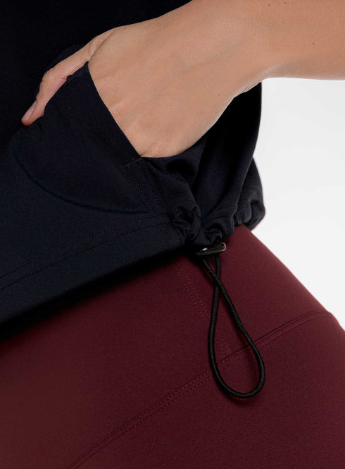 Chamarra Deportiva Corta Negra Babalú Unitalla 111663