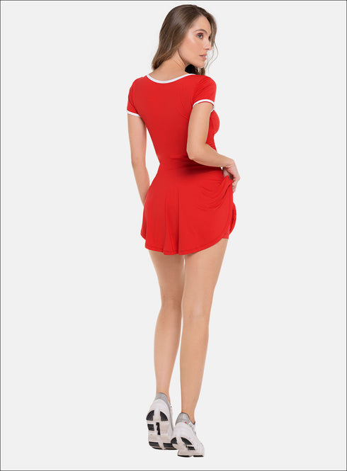 Vestido Deportivo Manga Corta Babalú Unitalla 112083