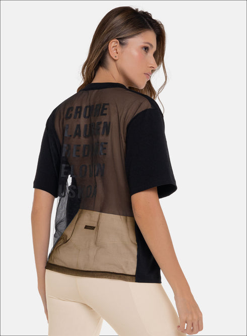 Camiseta Deportiva Espalda Estampada Babalú Talla S 112283