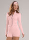 Chamarra Deportiva Babalú Rosa con Espalda de Malla Talla S