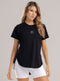 Blusa Deportiva Babalu Talla S Manga Corta Dobladillo Curvo