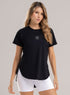 Blusa Deportiva Babalu Talla S Manga Corta Dobladillo Curvo