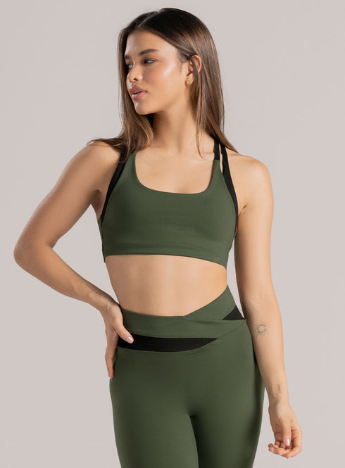 Top Deportivo Babalú Supplex Espalda Deportiva Talla S y M