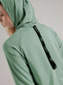 Rompevientos Deportivo Babalú Verde Menta con Gorro Talla M