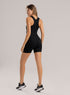 Enterizo Corto Babalu Unitalla Seamless Negro Unitalla