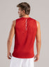 Playera Sin Mangas Deportiva para Hombre Talla M Roja