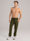 Pantalón Jogger Deportivo Inizio Hombre Talla M Verde y Negro