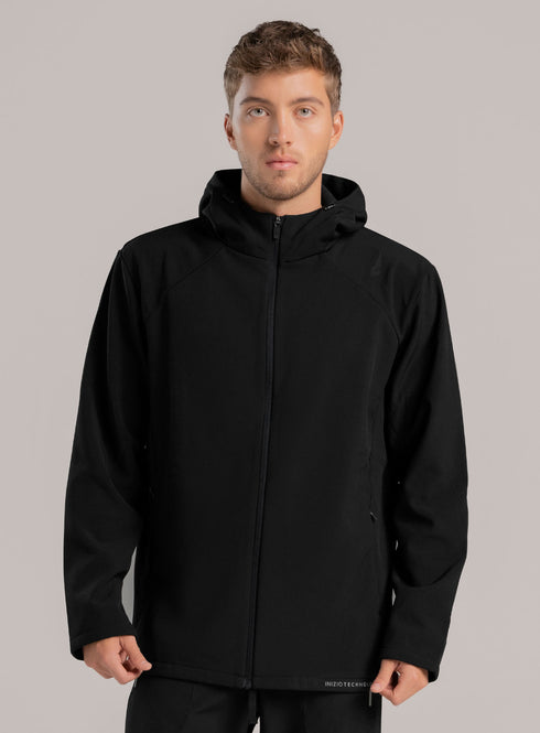 Chamarra Deportiva Inizio con Capucha Ajustable Talla M