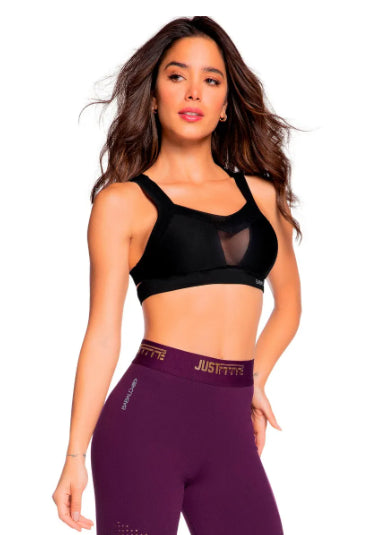 Top Deportivo Mujer Escote Semi transparente Babalú® 92343