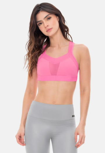 Top Deportivo Mujer Escote Semi transparente Babalú® 92343