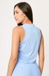 Blusa Deportiva Fruncida para Mujer Gymco
