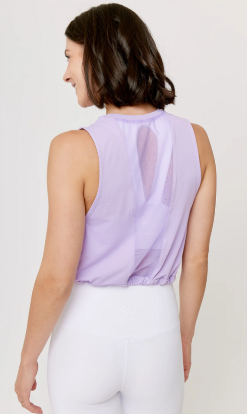 Blusa Deportiva Free Movement para Mujer Lila Talla L