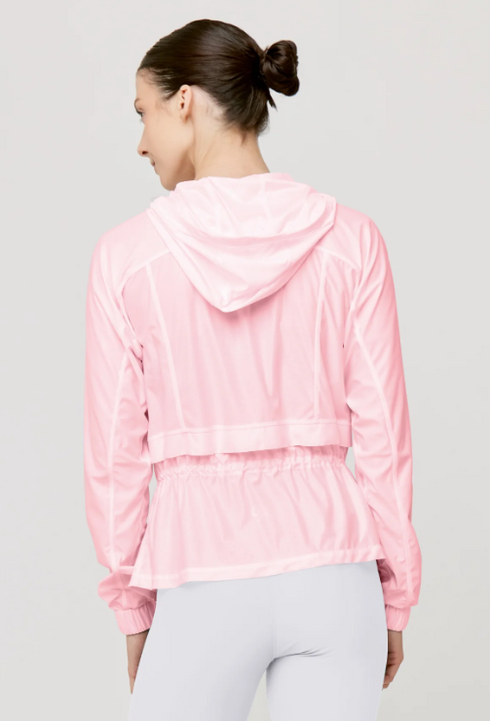 Chamarra Rompevientos Sunshine Rosa para Mujer